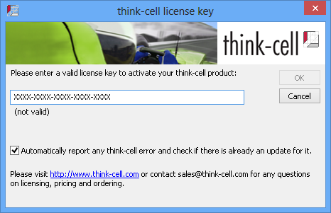 Think cell license key 2019